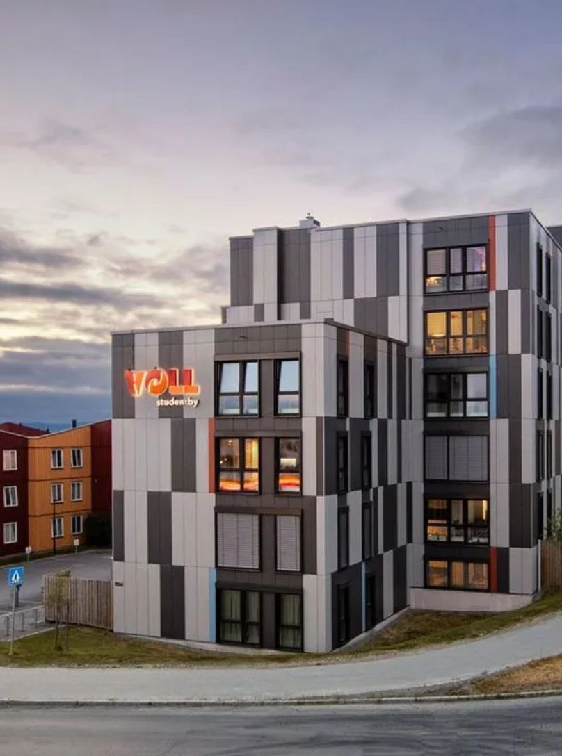 Airfoto of Campus Living Voll in Trondheim